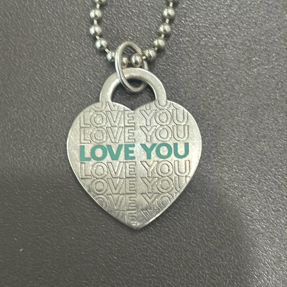 Tiffany & Co LOVE YOU pendant